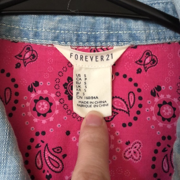 Forever 21 Western button up - Picture 4 of 7